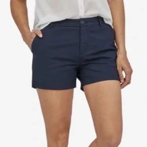 Patagonia Women's Stretch All-Wear Shorts 4" Navy Blue Size 10